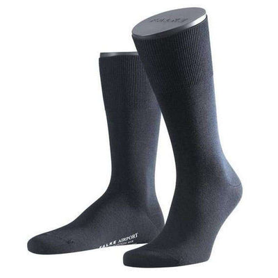 Falke Blue Wool / Cotton Airport Socks 