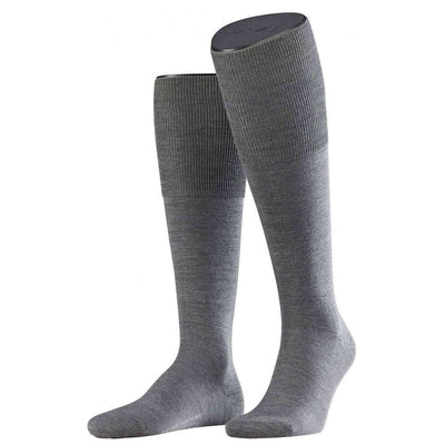 Falke Grey Airport Knee High Socks 