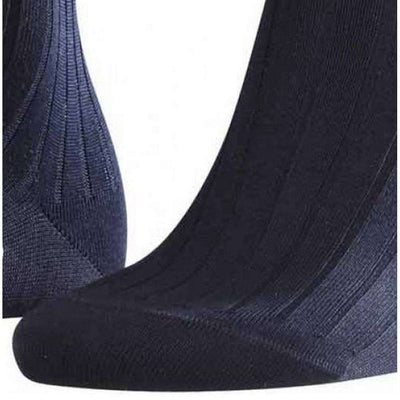 Falke Navy Milano Knee High Socks 