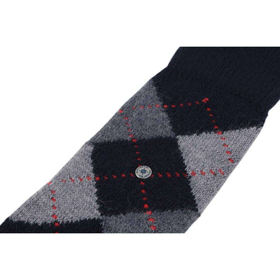 Burlington Navy Preston Argyle Socks 