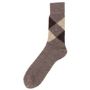 Burlington Brown Preston Argyle Socks 