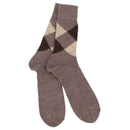 Burlington Brown Preston Argyle Socks 