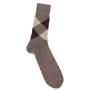 Burlington Brown Preston Argyle Socks 