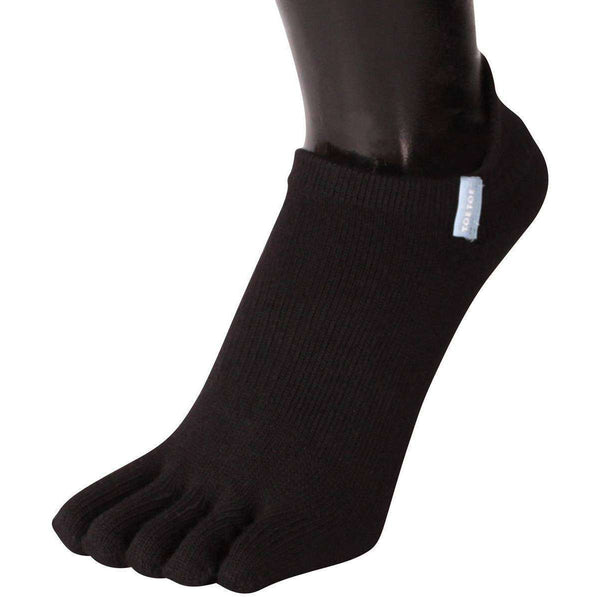 TOETOE Black Running Trainer Toe Socks 