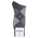 Burlington Grey Preston Argyle Socks 