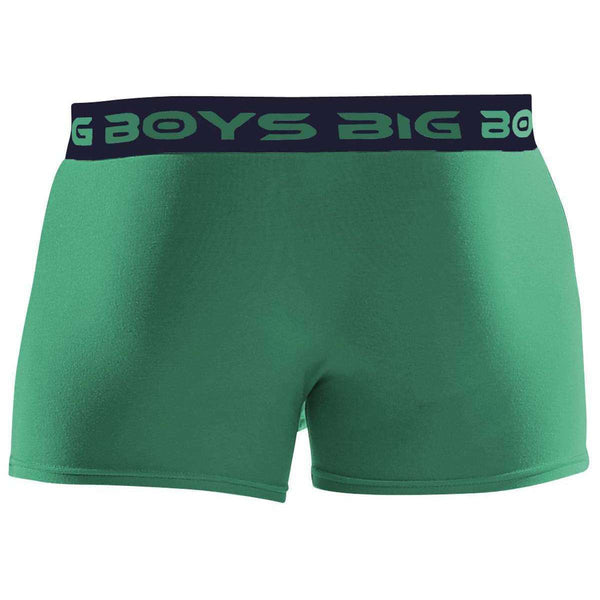 Big Boys Green Boxer Briefs 