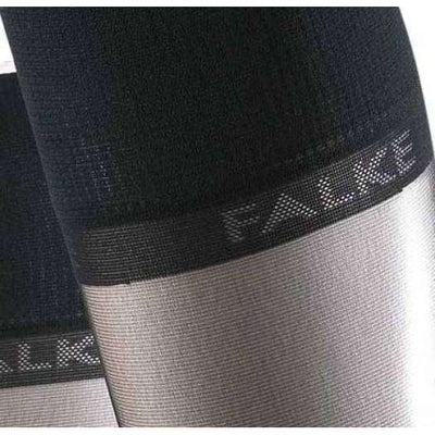 Falke Black Pure Matte 20 Denier Transparent Sensitive Top Matte Knee-High Tights 