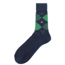Burlington Navy Preston Argyle Socks 
