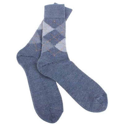 Burlington Grey Preston Argyle Socks 