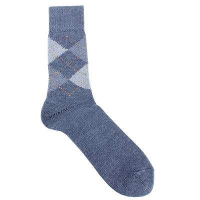 Burlington Grey Preston Argyle Socks 