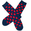 Bassin and Brown Navy Spotted Socks 