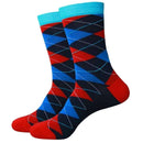 Bassin and Brown Blue Argyle Socks 