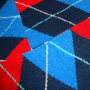 Bassin and Brown Blue Argyle Socks 