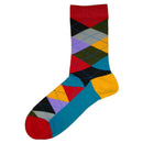Bassin and Brown Multi-colour Argyle Socks 