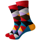 Bassin and Brown Multi-colour Argyle Socks 