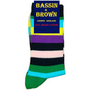 Bassin and Brown Multi-colour Multi Striped Socks 