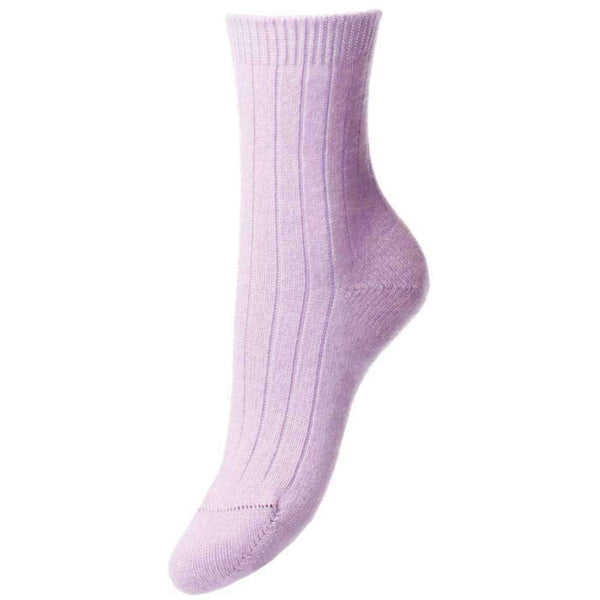 Pantherella Lilac Tabitha Cashmere Socks 