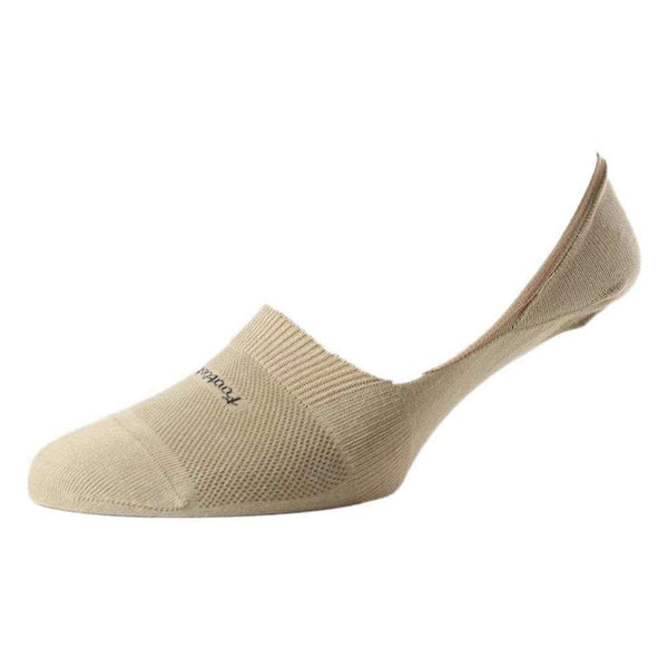 Pantherella Beige Footlet Egyptian Cotton Foot Liner Socks 