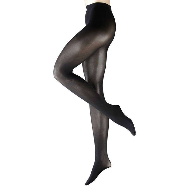 Falke Black Pure Matte 50 Denier Semi-Opaque Matte Tights 