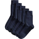 Esprit Navy Basic Fine Knit 5 Pack Socks 
