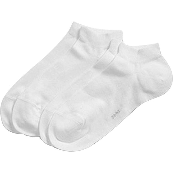 Esprit White Basic Sneaker 2 Pack Socks 
