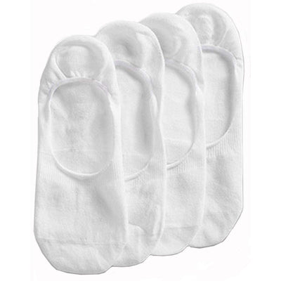 Esprit White Basic Sporty Ankle Non-slip 2 Pack Shoe Liners 