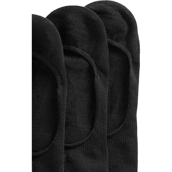 Esprit Black Basic Sporty Ankle Non-slip 2 Pack Shoe Liners 