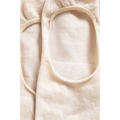 Esprit Cream Basic Sporty Ankle Non-slip 2 Pack Shoe Liners 