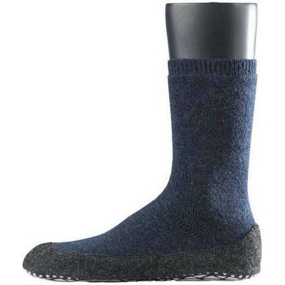 Falke Blue Cosyshoe Midcalf Socks 