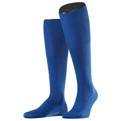 Falke Blue Airport Knee High Socks 