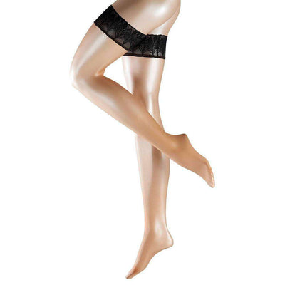 Falke Tan Lunelle Ultra-Transparent Shimmer 8 Denier Stockings 