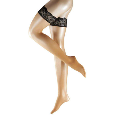 Falke Tan Deluxe Matte 20 Denier Transparent Stay Up Stockings 