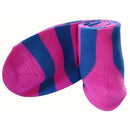 Bassin and Brown Pink Striped Midcalf Socks 