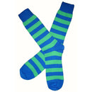 Bassin and Brown Blue Striped Midcalf Socks 