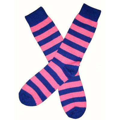 Bassin and Brown Navy Striped Midcalf Socks 