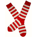 Bassin and Brown Red Striped Midcalf Socks 