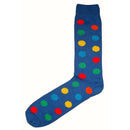 Bassin and Brown Blue Spotted Midcalf Socks 