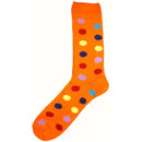 Bassin and Brown Orange Spotted Midcalf Socks 