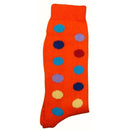 Bassin and Brown Orange Spotted Midcalf Socks 