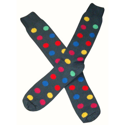 Bassin and Brown Grey Spotted Midcalf Socks 