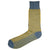 Bassin and Brown Grey Vertical Stripe Midcalf Socks 