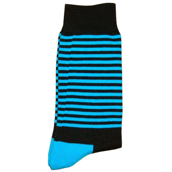 Bassin and Brown Black Thin Stripe Midcalf Socks 