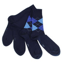 Burlington Blue Everyday Mix 2 Pack Argyle Socks 