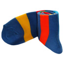 Bassin and Brown Blue Multi Stripe Socks 