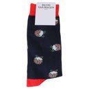 David Van Hagen Navy Pudding Socks 