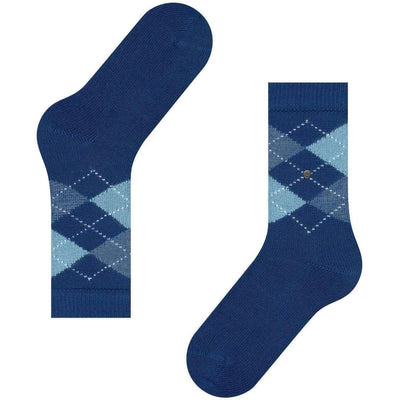 Burlington Blue Whitby Socks