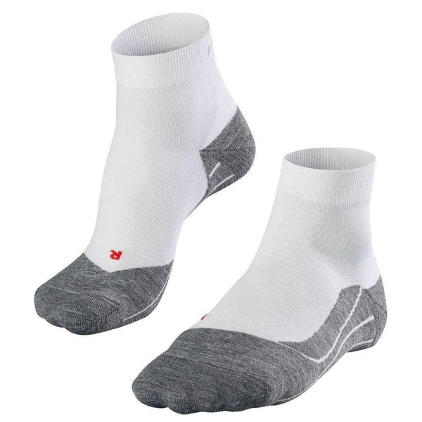 Falke White Running 4 Medium Short Socks