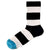 Bassin and Brown Black Block Stripe Socks