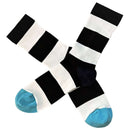 Bassin and Brown Black Block Stripe Socks