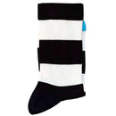 Bassin and Brown Black Block Stripe Socks